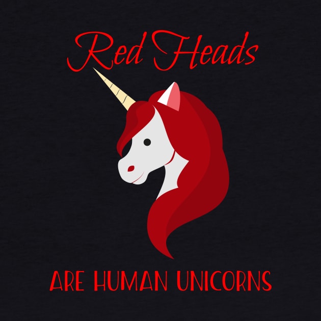 Red Heads Are Human Unicorns by Lin Watchorn 